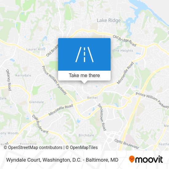 Mapa de Wyndale Court