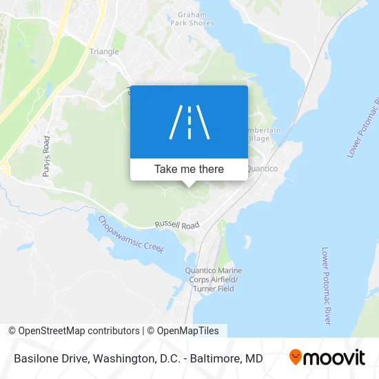 Basilone Drive map