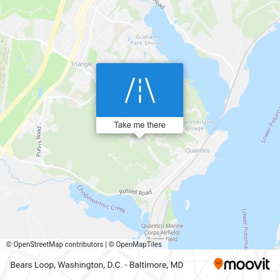 Bears Loop map