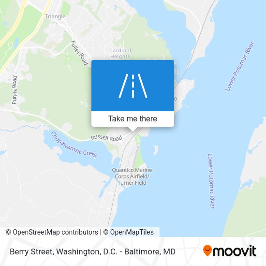 Berry Street map