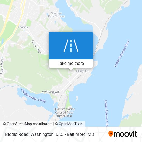 Biddle Road map