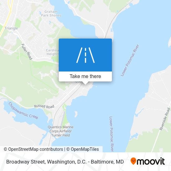 Broadway Street map
