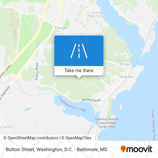 Button Street map