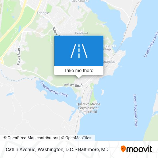 Catlin Avenue map