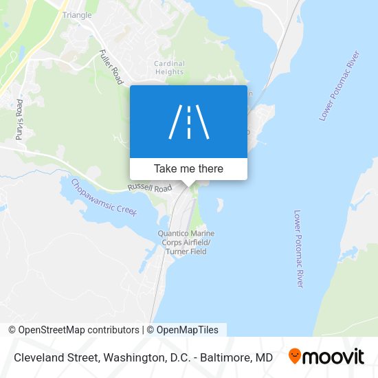 Mapa de Cleveland Street