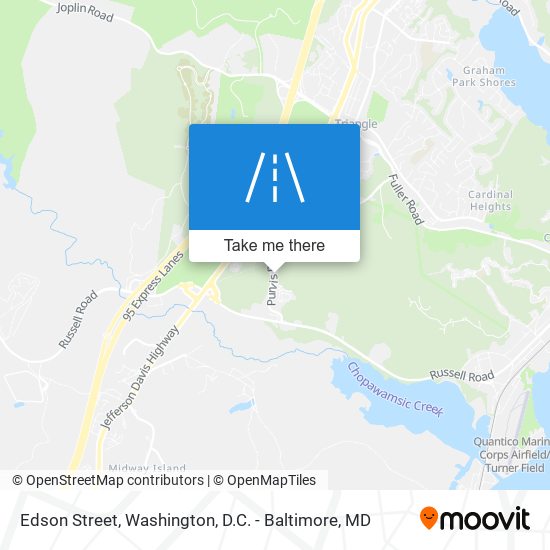 Edson Street map
