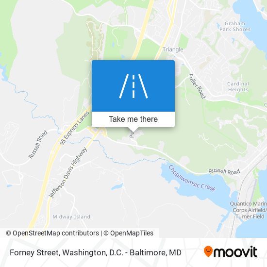 Forney Street map