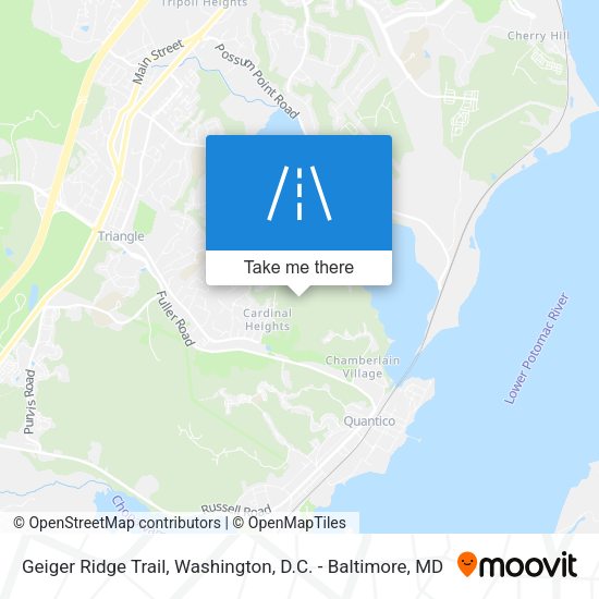 Mapa de Geiger Ridge Trail