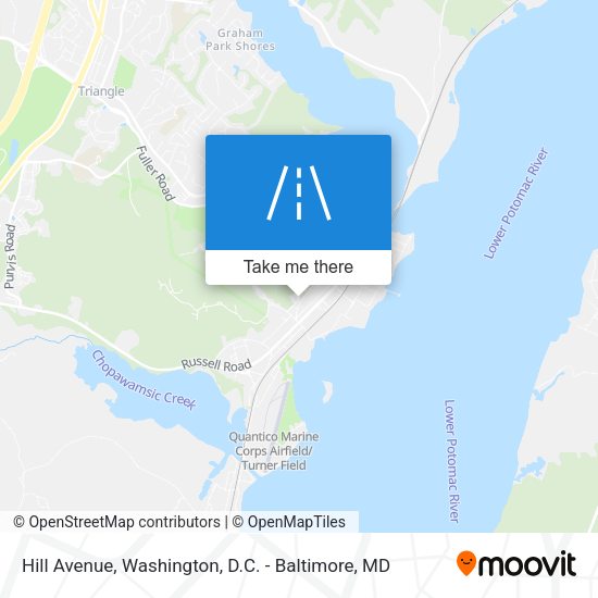 Mapa de Hill Avenue