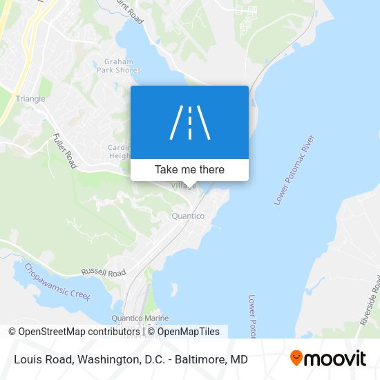Mapa de Louis Road