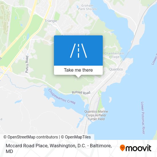 Mccard Road Place map