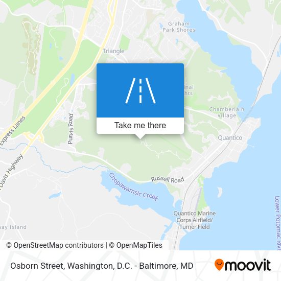 Osborn Street map