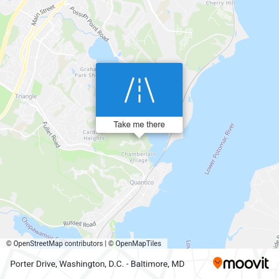 Porter Drive map