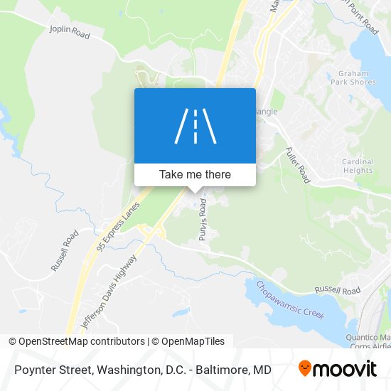 Poynter Street map