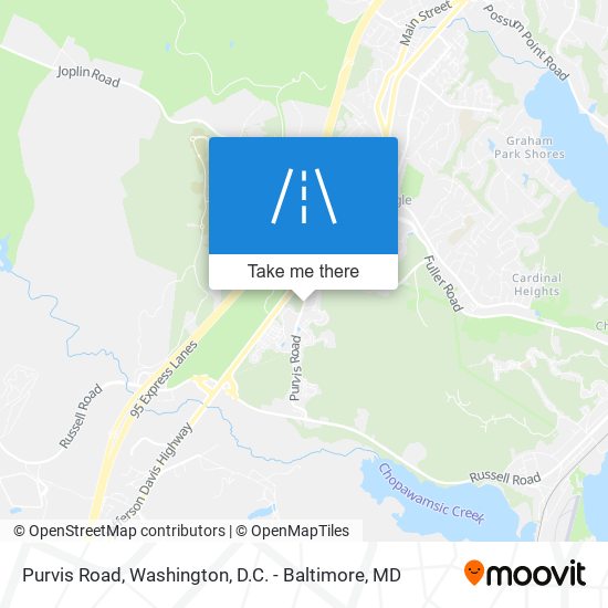 Mapa de Purvis Road