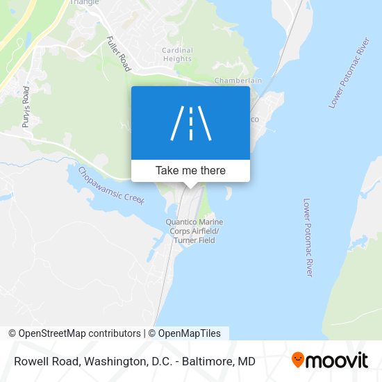 Mapa de Rowell Road