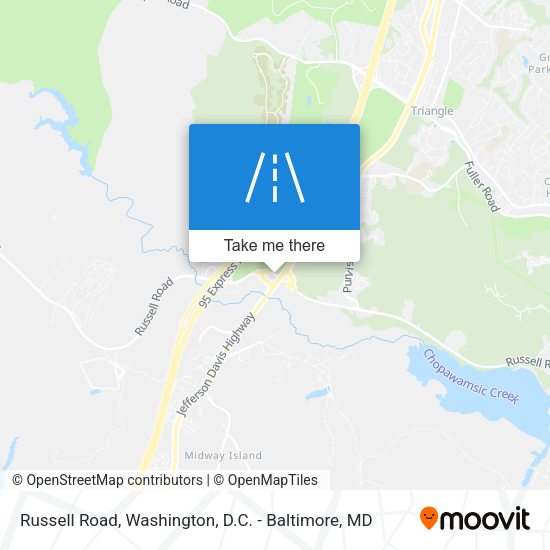 Russell Road map