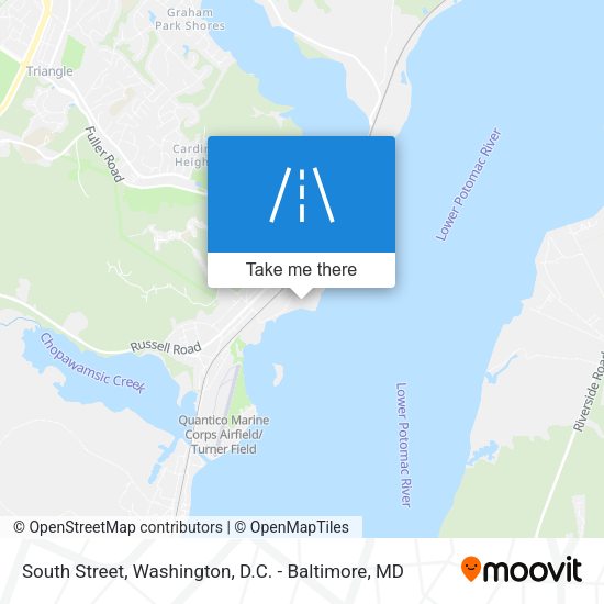 South Street map