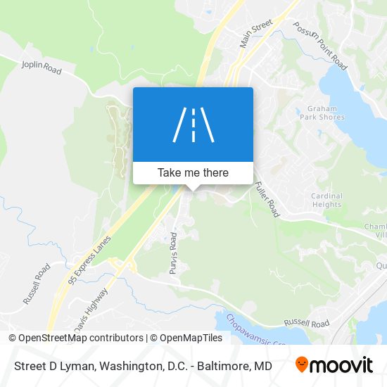 Street D Lyman map