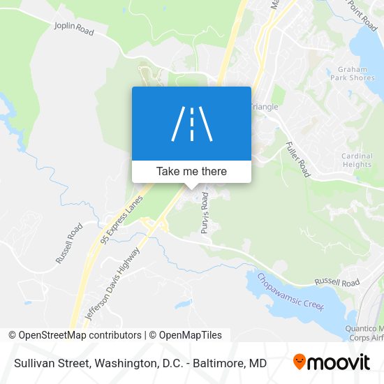 Mapa de Sullivan Street