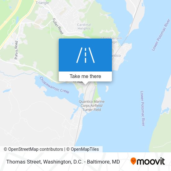 Thomas Street map
