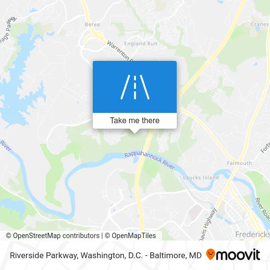 Riverside Parkway map