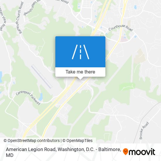 Mapa de American Legion Road