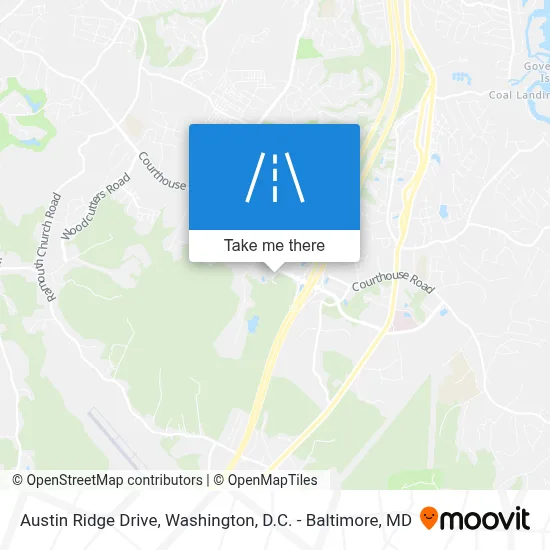 Austin Ridge Drive map