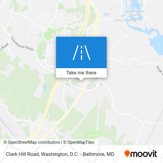 Mapa de Clark Hill Road