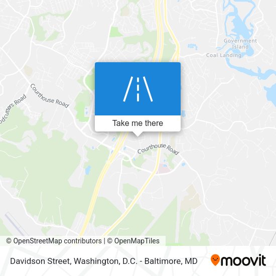 Davidson Street map