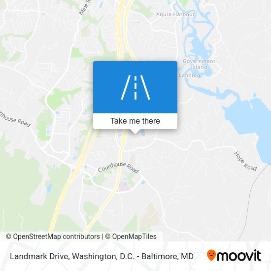 Landmark Drive map