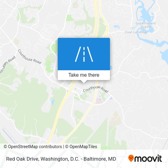 Red Oak Drive map