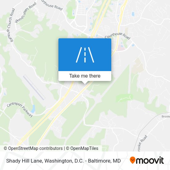 Mapa de Shady Hill Lane