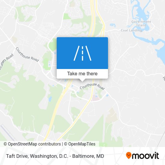 Taft Drive map