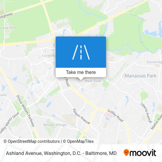 Ashland Avenue map