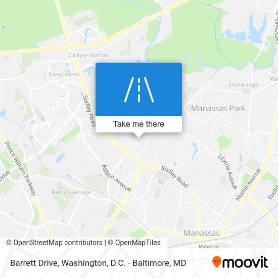 Barrett Drive map