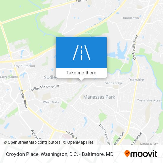 Croydon Place map