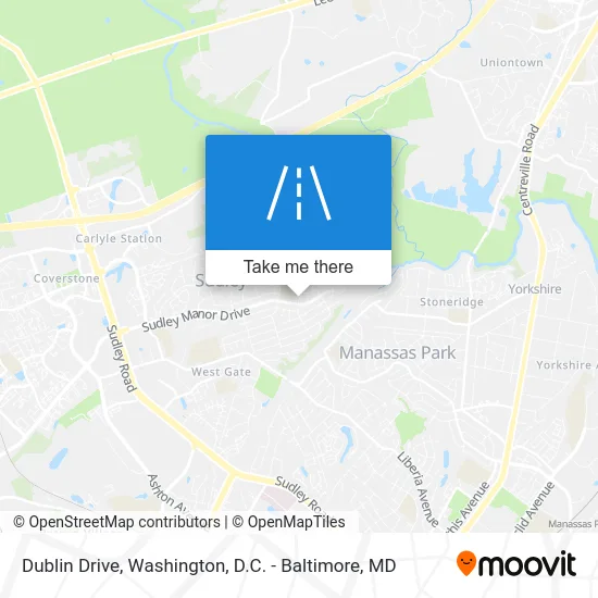 Dublin Drive map