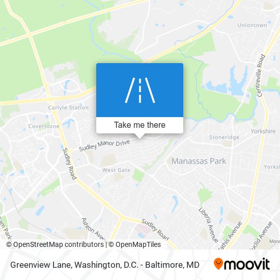 Greenview Lane map