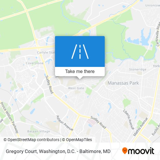 Gregory Court map