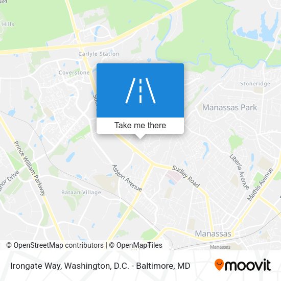 Irongate Way map