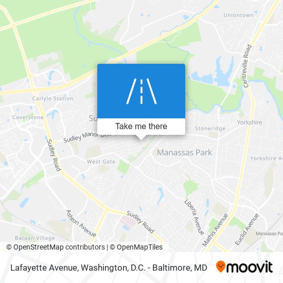 Lafayette Avenue map