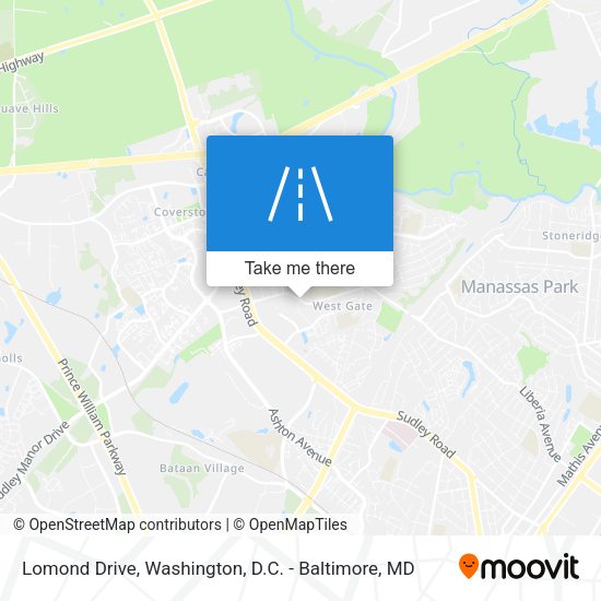 Lomond Drive map