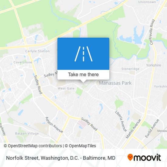 Mapa de Norfolk Street