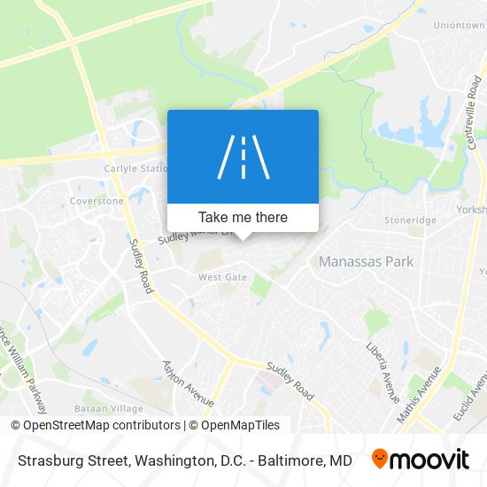 Mapa de Strasburg Street