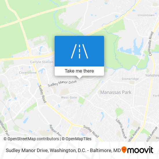 Mapa de Sudley Manor Drive