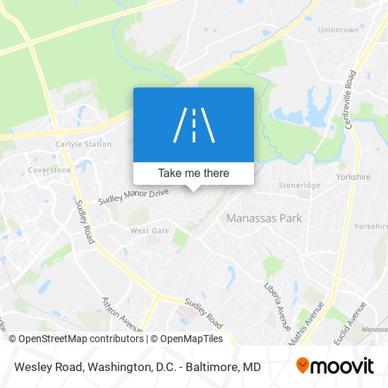 Mapa de Wesley Road