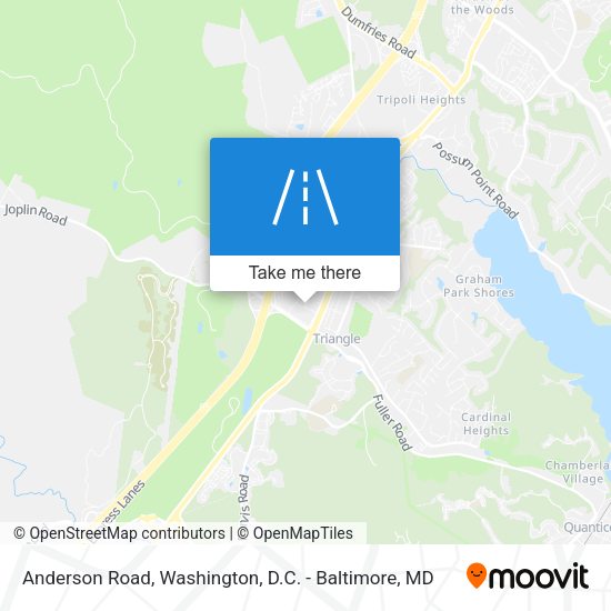 Anderson Road map