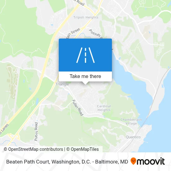 Beaten Path Court map