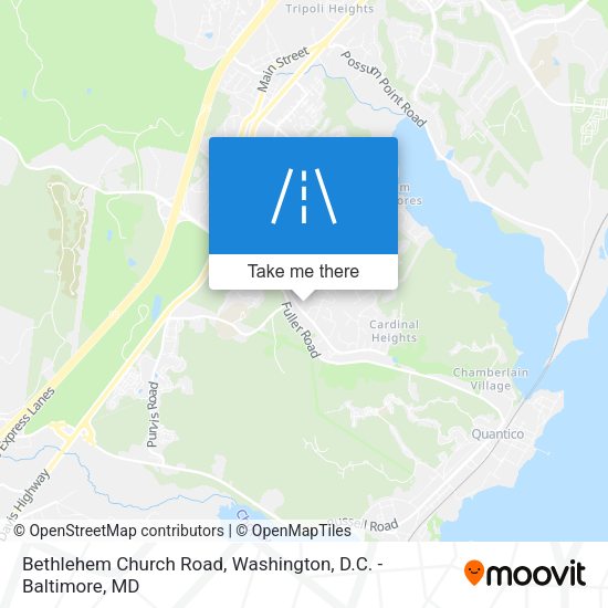 Mapa de Bethlehem Church Road